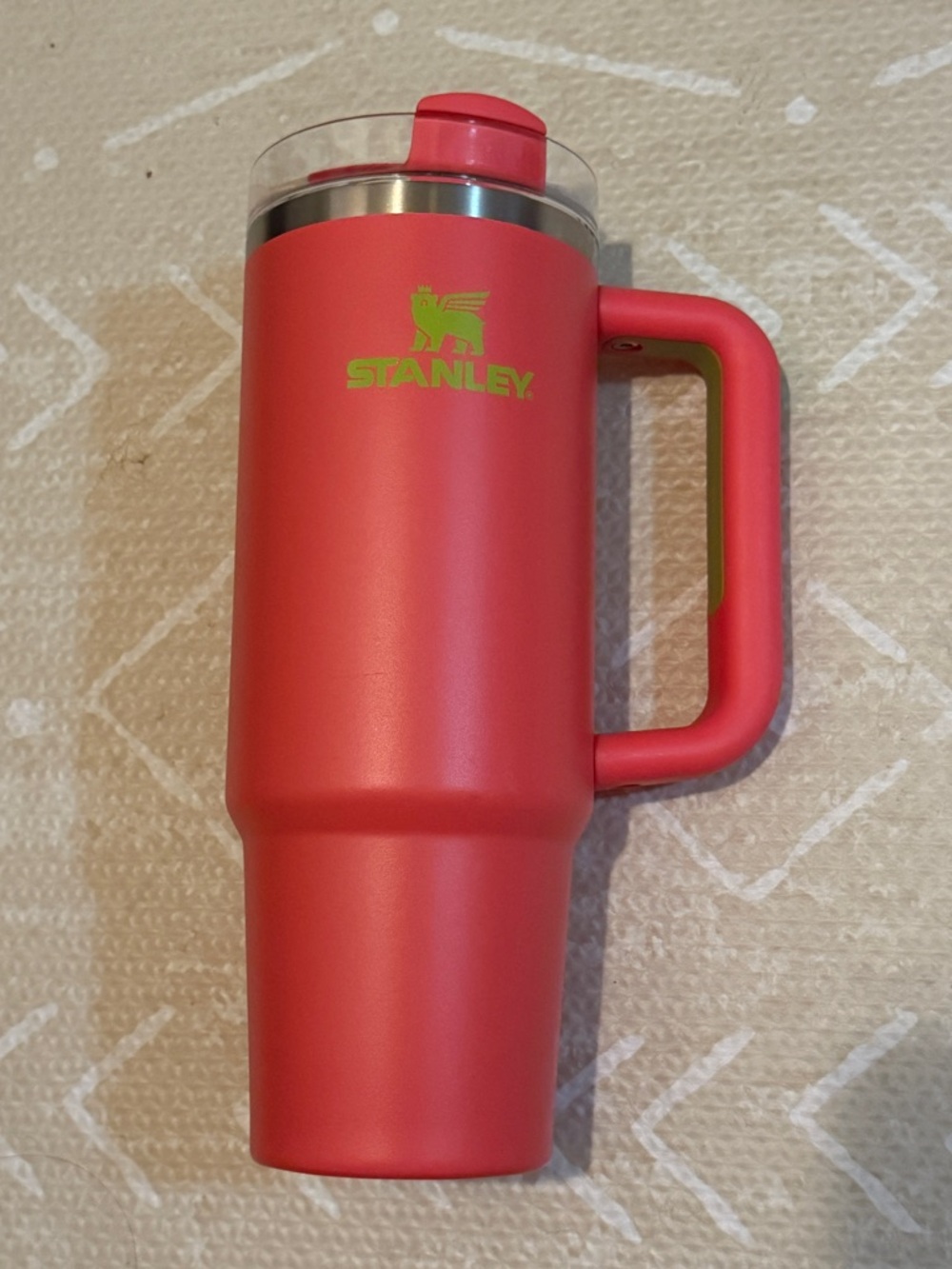 Stanley Quencher Flowstate 30oz Hibiscus Stainless Steel Tumbler